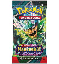 Pokemon Karmesin & Purpur Maskerade im Zwielicht - Booster mit 10 Karten - Deutsch