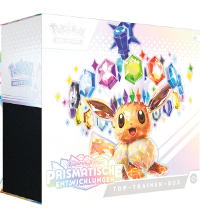 Pokemon Karmesin & Purpur Prismatische Entwicklungen - Top-Trainer-Box - Deutsch
