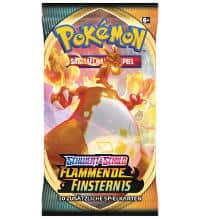 Pokemon Schwert & Schild 3 - Flammende Finsternis - Booster mit 10 Karten