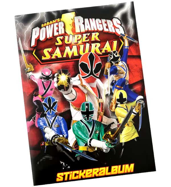 Power Rangers Super Samurai Sticker - Sammelalbum
