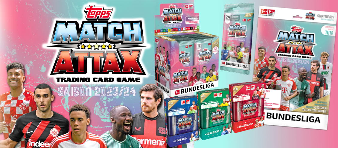 Topps Bundesliga Match Attax 2023/24 - Multipack de 30 Cards, Stickerpoint