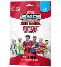 Topps Bundesliga Match Attax 2024/25 - Multipack mit 50 Karten