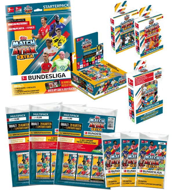 thumbnail image 2 of Topps Match Attax Bundesliga 2020/21 Starter Pack – Trading Card Game, NEW & Sealed 2 of 4