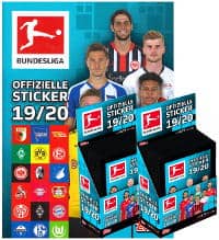 Topps Bundesliga Sticker Saison 2019//2020 Album 5 Tüten 19//20