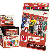 Topps Bundesliga Sticker 2023/2024 - Starterpack + Display mit 50 Tüten Topps Bundesliga Sticker 2023/2024 - Starterpack + Display mit 50 Tüten