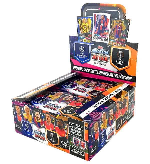 Topps Champions League Match Attax 2020/21 Display