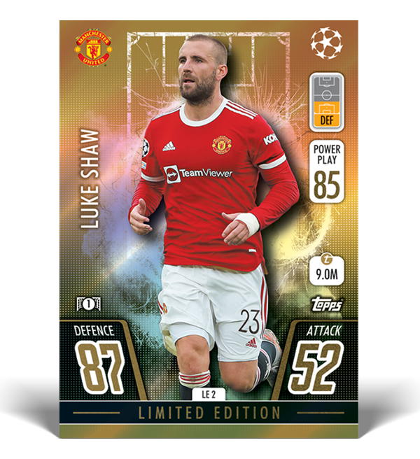 Topps CL Match Attax EXTRA 2021/22 - Limited Edition Luke Shaw