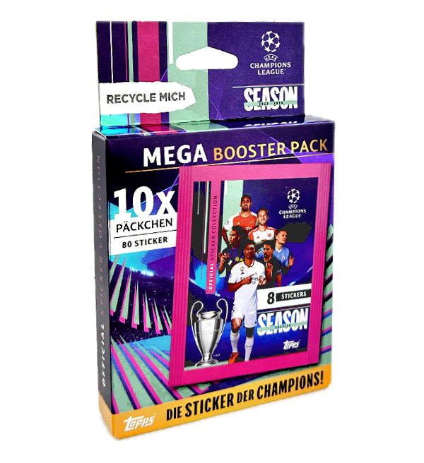 Topps Champions League Sticker 2022/2023 - MEGA Boosterpack