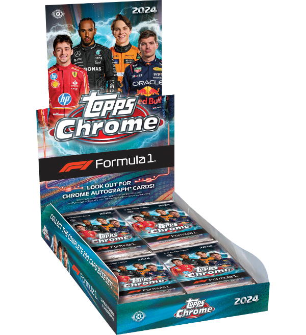 Topps CHROME Formula 1 Racing 2024 Hobby Box, Stickerpoint