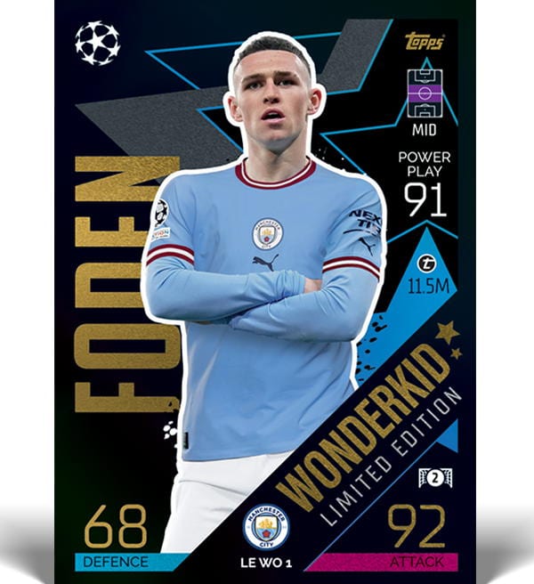 Topps CL Match Attax 2022/23 - Master LE Foden