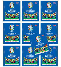 Topps EURO 2024 Sticker - 10 Tüten Topps EURO 2024 Sticker - 10 Tüten