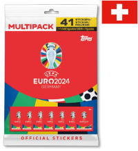 Topps EURO 2024 Sticker - Multipack - SWISS EDITION