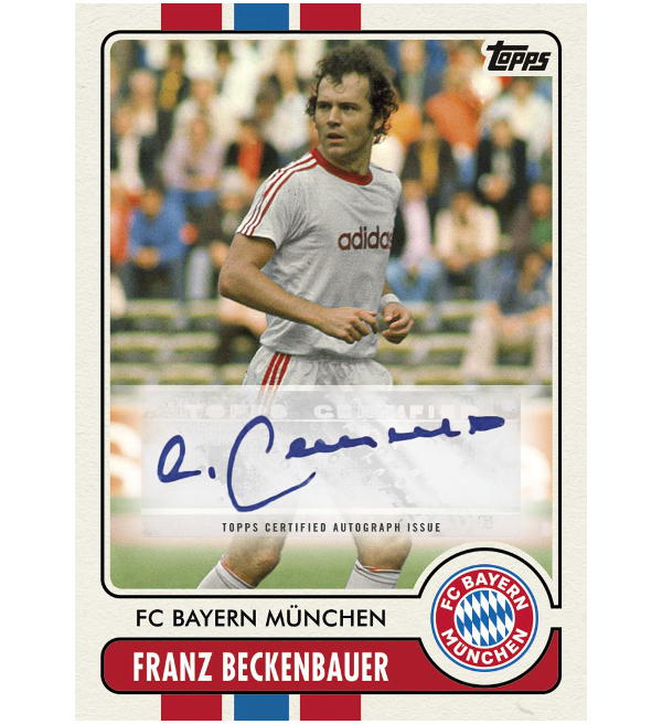 Topps FC Bayern München Team Set 2022/23 - Autograph Beckenbauer