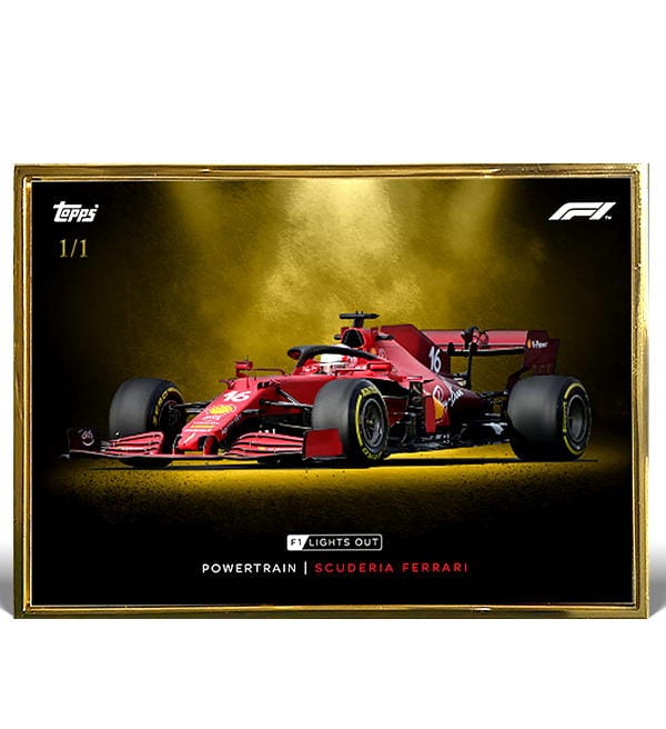 Topps F1 Formula 1 Lights Out - Powertrain Scuderia Ferrari Parallel