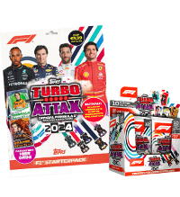 Topps F1 Turbo Attax 2024 Trading Cards - Starterpack + Display mit 24 Tüten