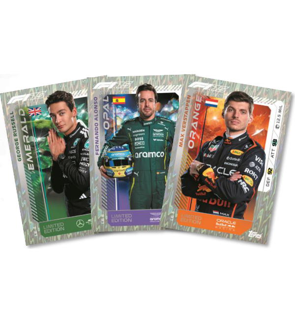 Topps F1 Turbo Attax 2025 - Confezione Da 10 Carte Collezionabili + 3 Inserti Speciali - Serie Ufficiale Formula 1