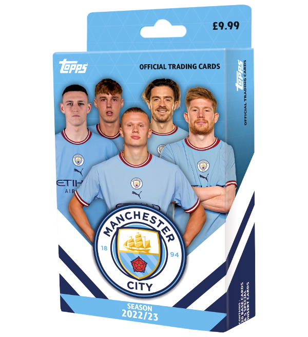 記念グッズ Topps Manchester City Fan Set 23/24 Topps Manchester City 23/24 Fan Set