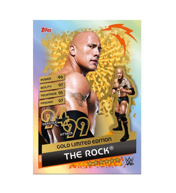 The Rock Gold Limited Edition Card