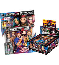 Topps WWE Superstars 2021 Trading Cards - Starterpack + Display