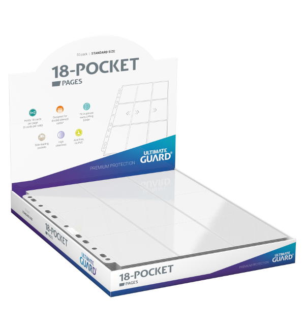 UG Supreme 18-Pocket Side-Loading Pages White - Inhalt