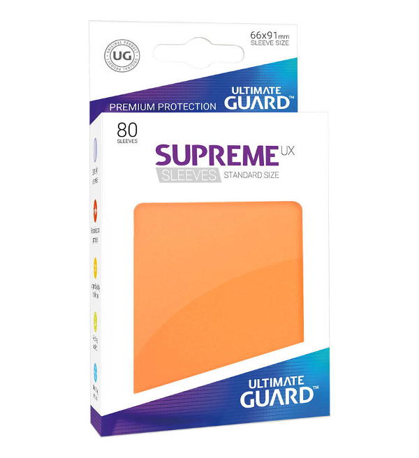 UG Supreme UX Sleeves - Standard Matt Orange - 80 Stück