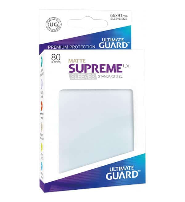 UG Supreme UX Sleeves - Standard Matt Transparent - 80 Stück