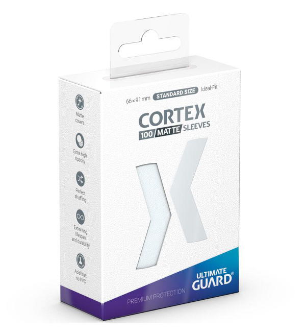UG Cortex Sleeves Standard - MATTE Transparent - 100 Stück