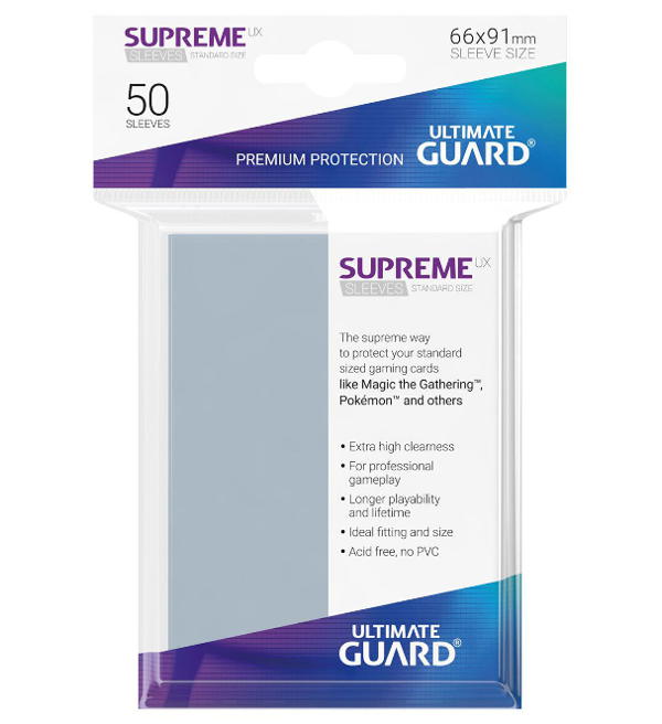 Ultimate Guard Supreme UX Sleeves Transparent