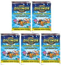 Upper Deck Digimon Trading Cards Series 1 (1999) - 5 Booster