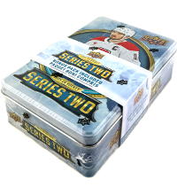 Upper Deck NHL 2025-26 Hockey - Series Two - Tin Box mit 1 Bonus Pack